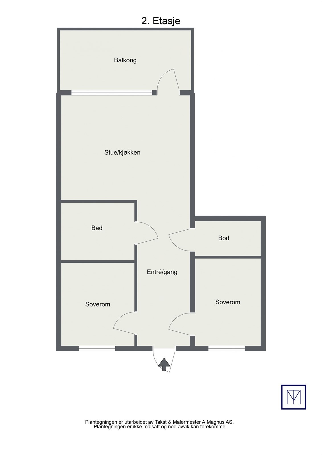 Plantegning Galleribilde