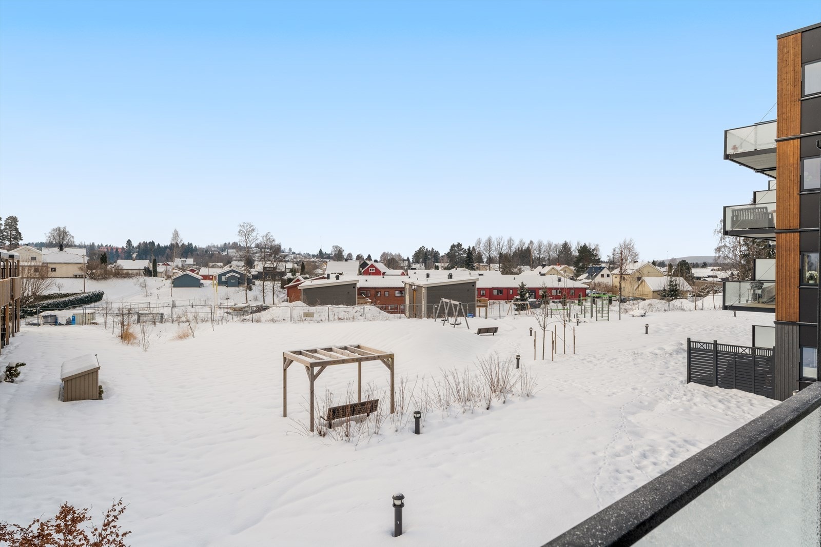 Sameiets fellesområde er pent opparbeidet Galleribilde