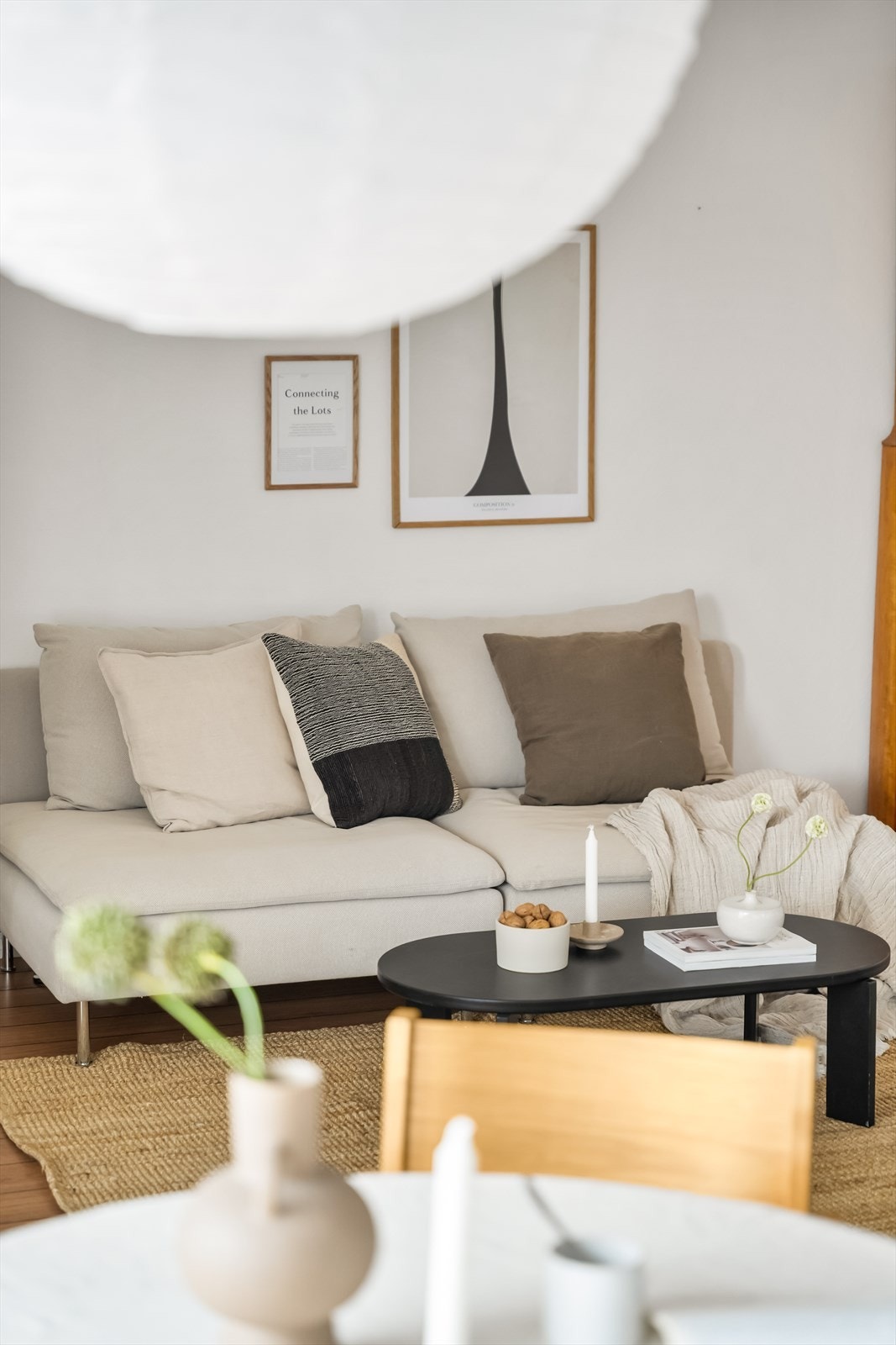 Den åpne løsningen gjør det enkelt å innrede funksjonelle soner. Galleribilde