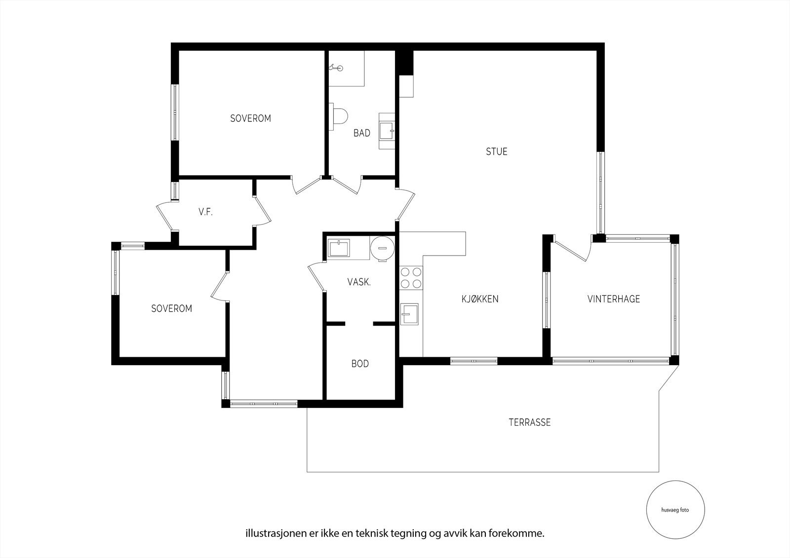 Plantegning Galleribilde