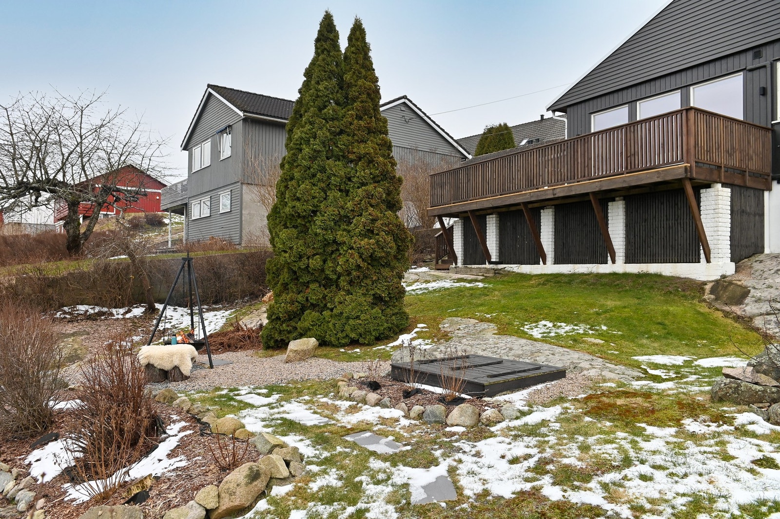 Egen sone for bålpanne gir ekstra bruksverdi året rundt Galleribilde