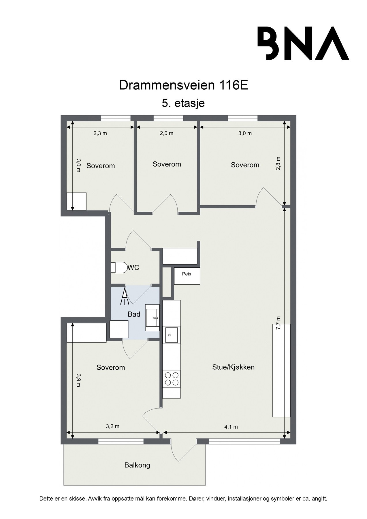 Plantegning Galleribilde
