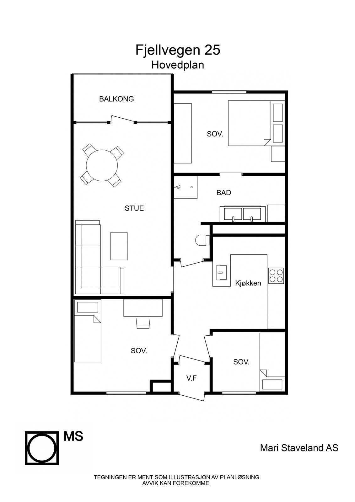 Planløsning. Galleribilde