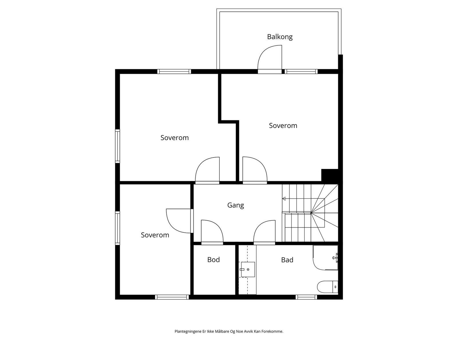 Plantegning 2. etasje Galleribilde