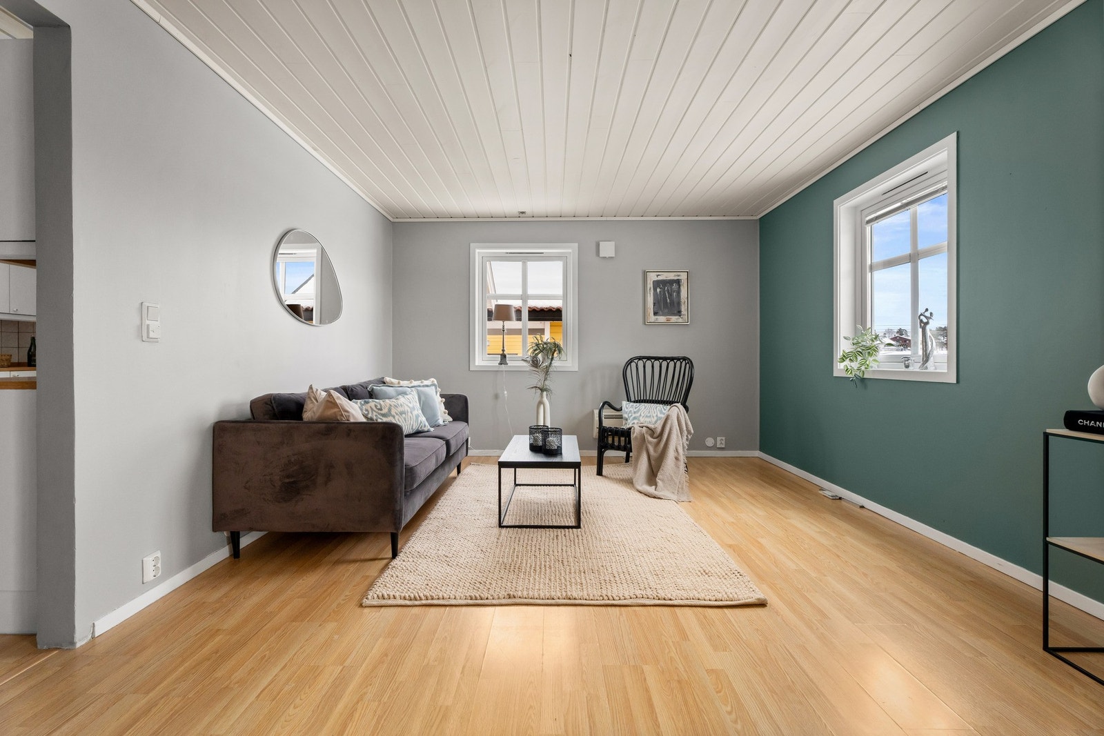 Med store vindusoverflater får man rikelig med sollys. Galleribilde