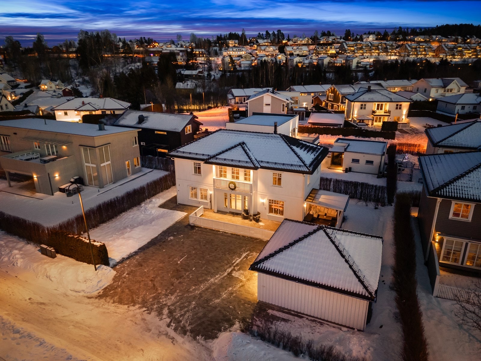 Dronefoto Galleribilde