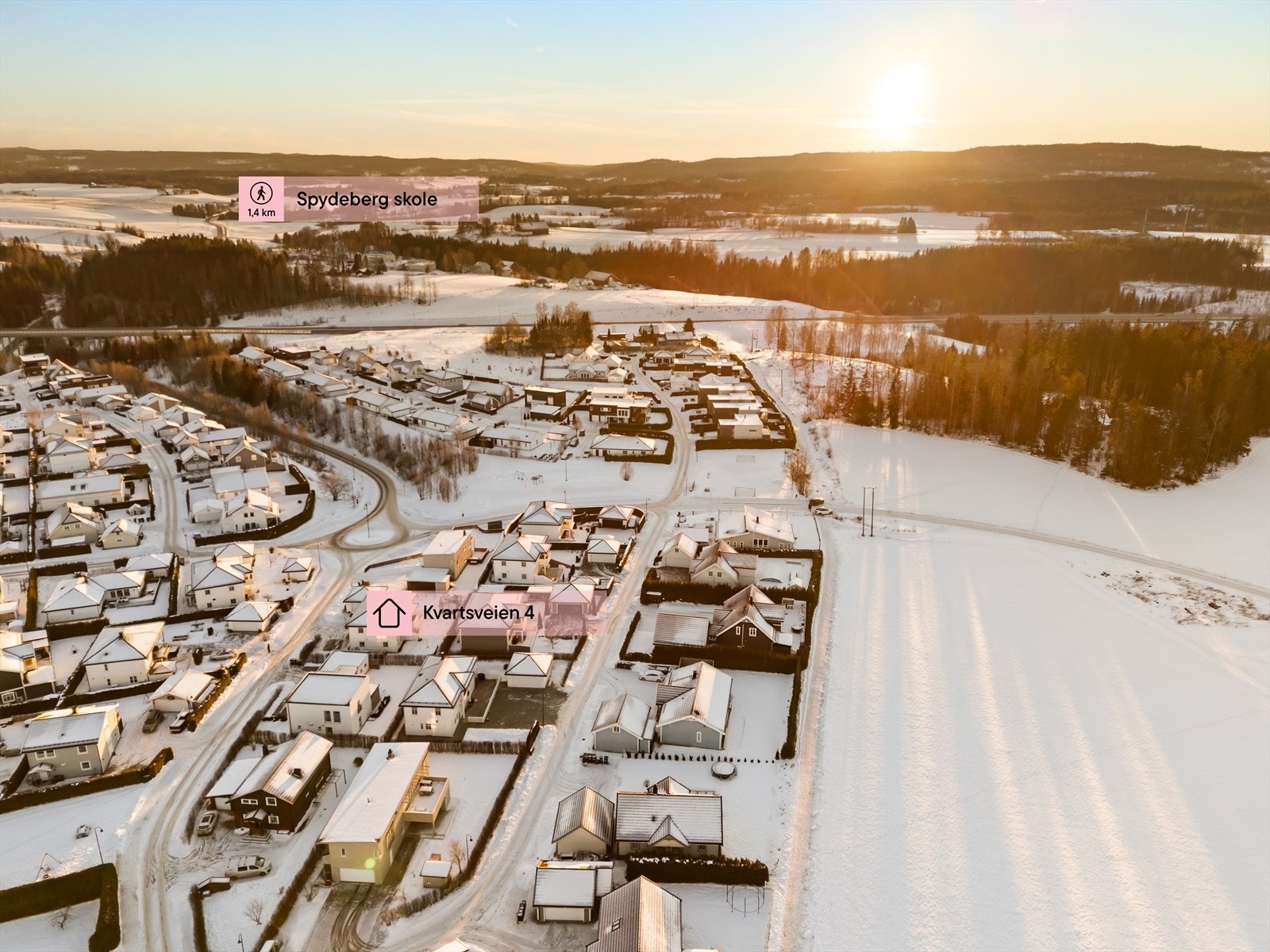 Dronefoto Galleribilde