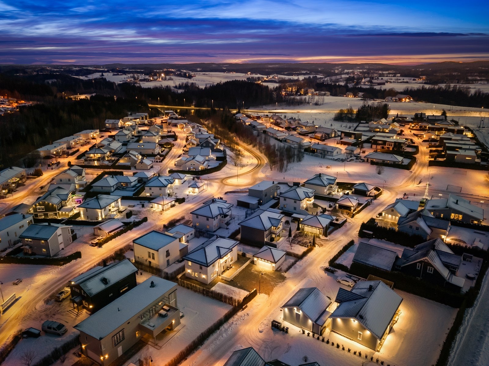 Dronefoto Galleribilde