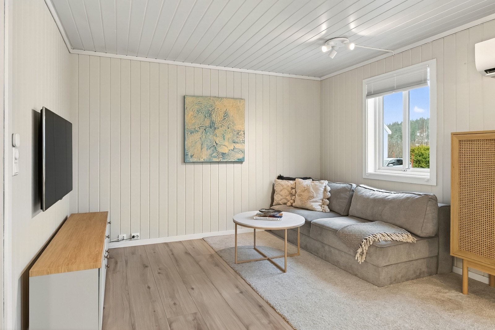 Tv-kroken i stuen. Galleribilde