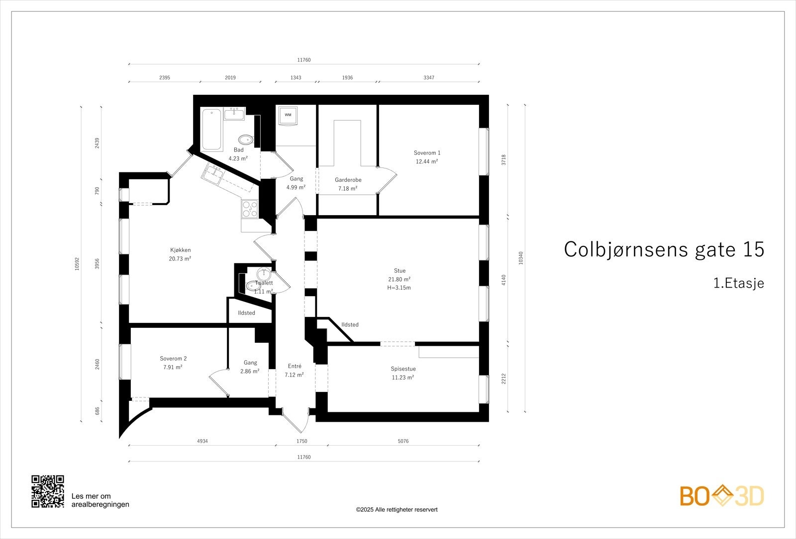 Plantegning Galleribilde