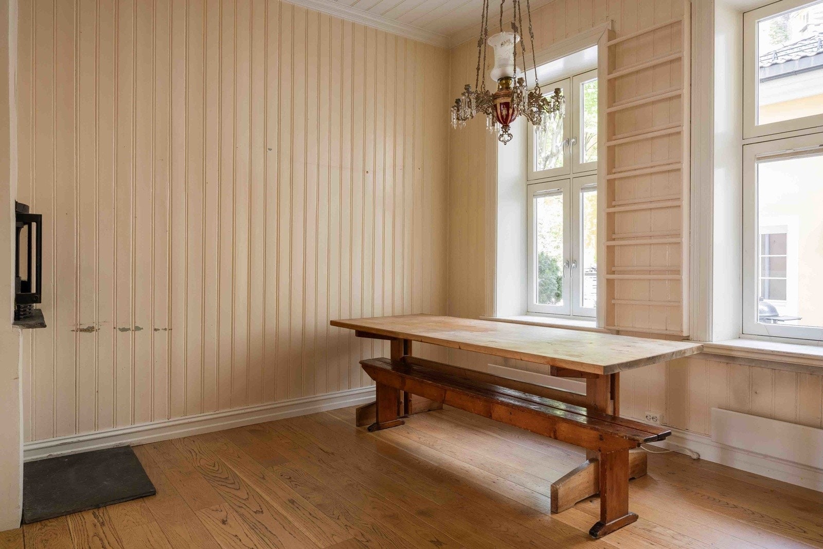 Parkettgulv i de fleste rom Galleribilde