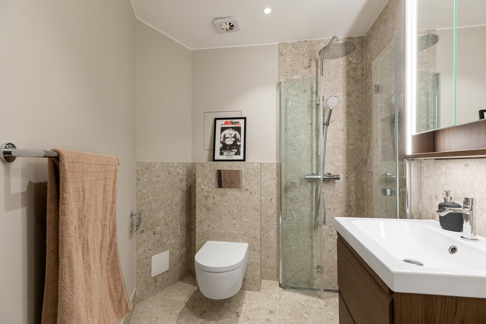 Badet er godt utnyttet og dekker alle behov. Galleribilde