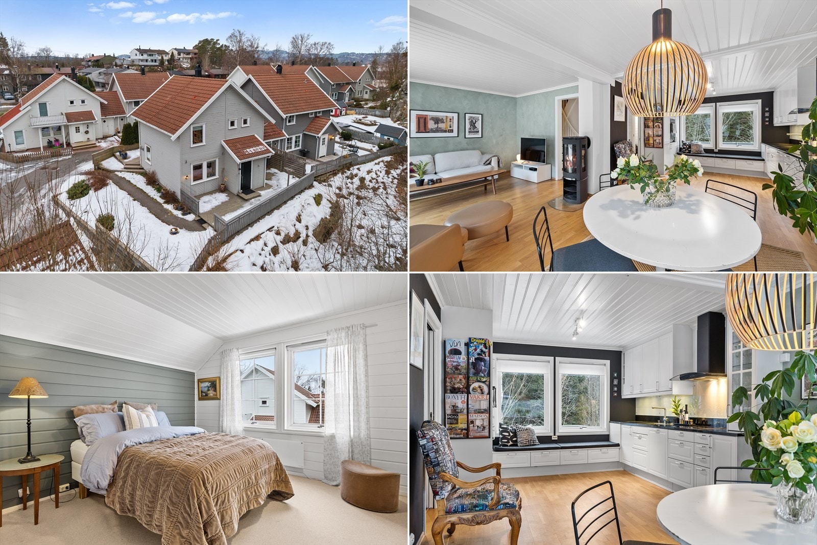 Velkommen til en svært tiltalende og innholdsrik tomannsbolig over to plan, med gjennomgående tidsriktig innredning og en smart, funksjonell planløsning. Galleribilde