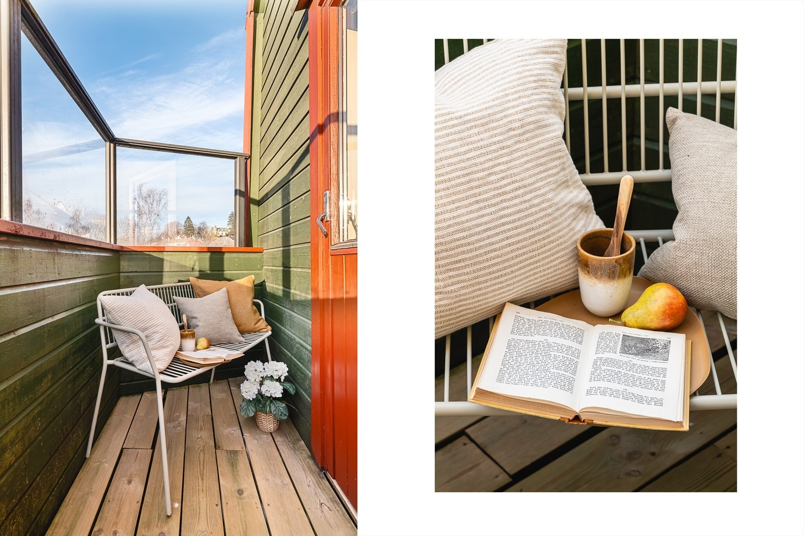 - Koselig balkong som måler 2,9 m² - Galleribilde