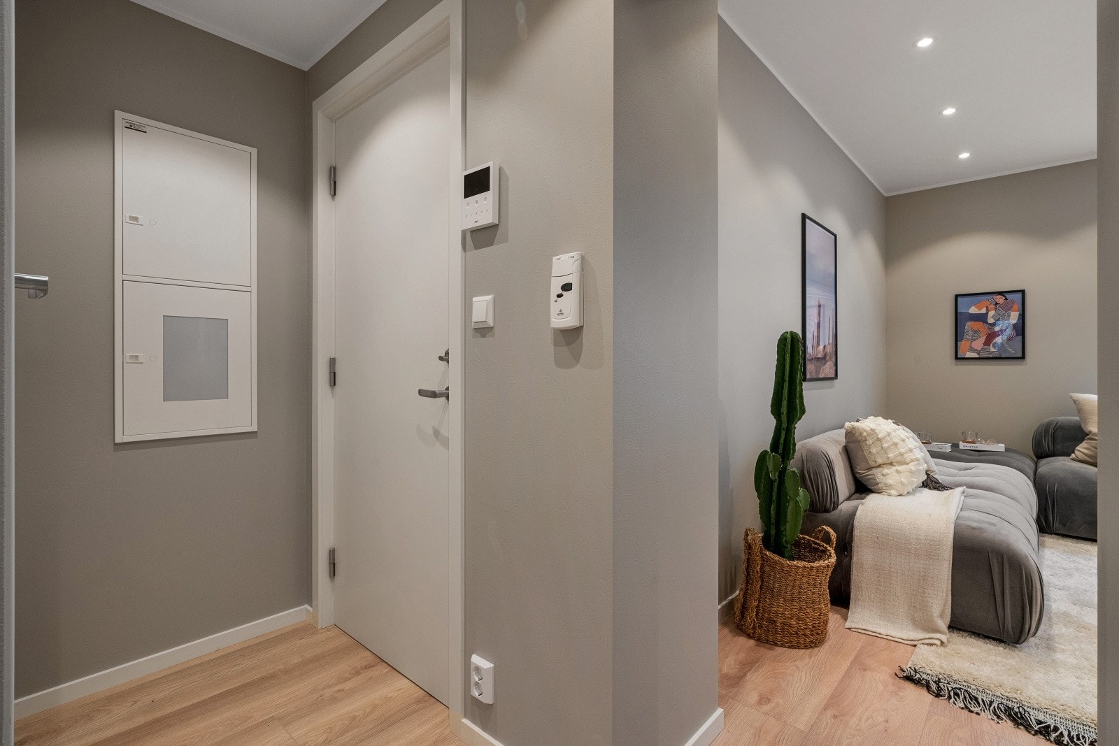 Dørtelefon med åpner og kamera Galleribilde