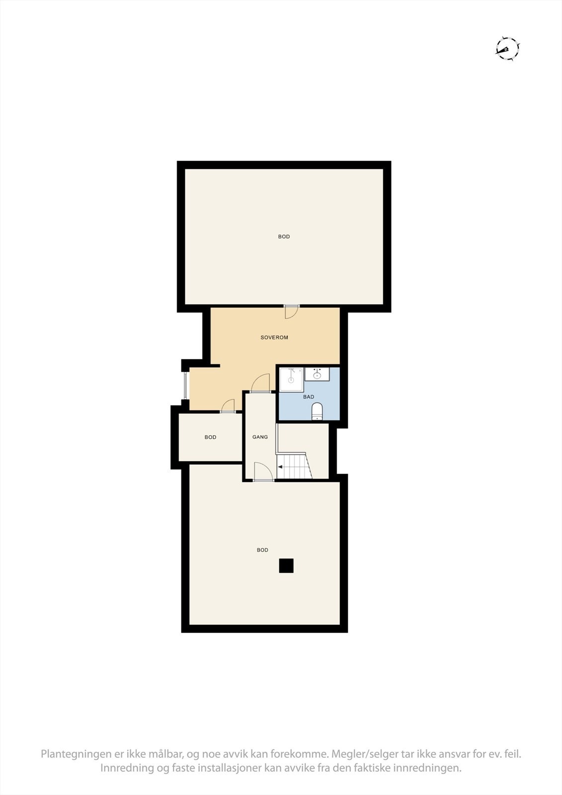 Loftsetasje - Se punkt "ferdigattest". Galleribilde