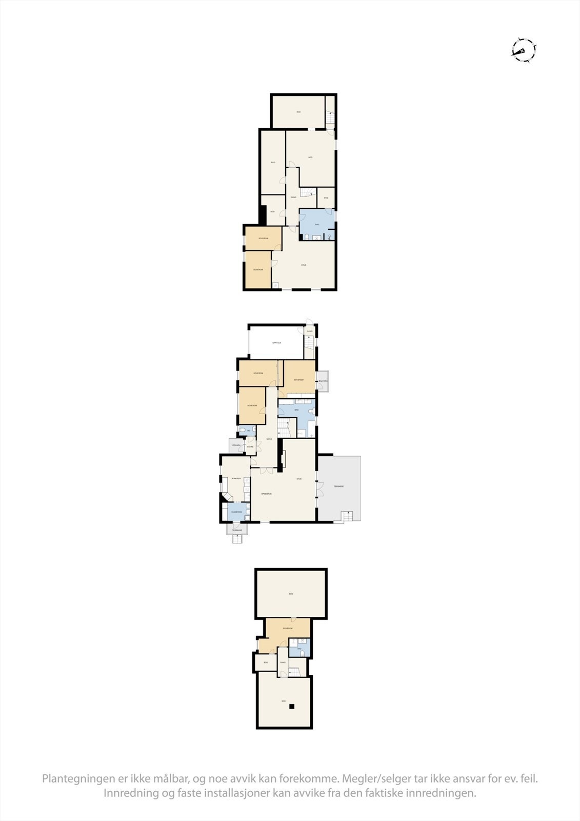 Plantegninger - Se punkt "ferdigattest". Galleribilde