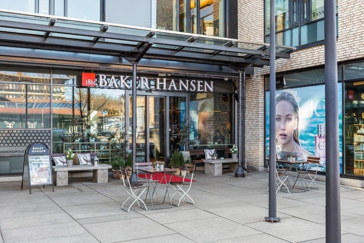I gangavstand finner du både dagligvarebutikker, hyggelige kaféer, restauranter og spesialforretninger. Galleribilde