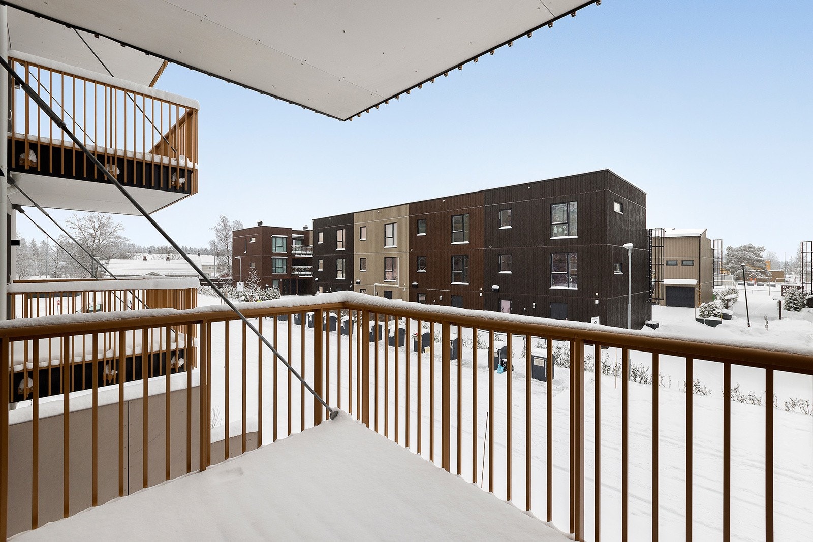 Her er det god plass til utemøbler og grill. Galleribilde