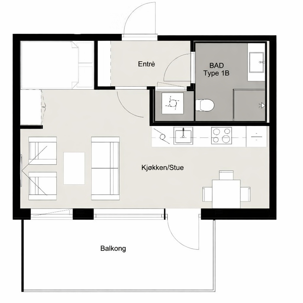 Plantegning Galleribilde