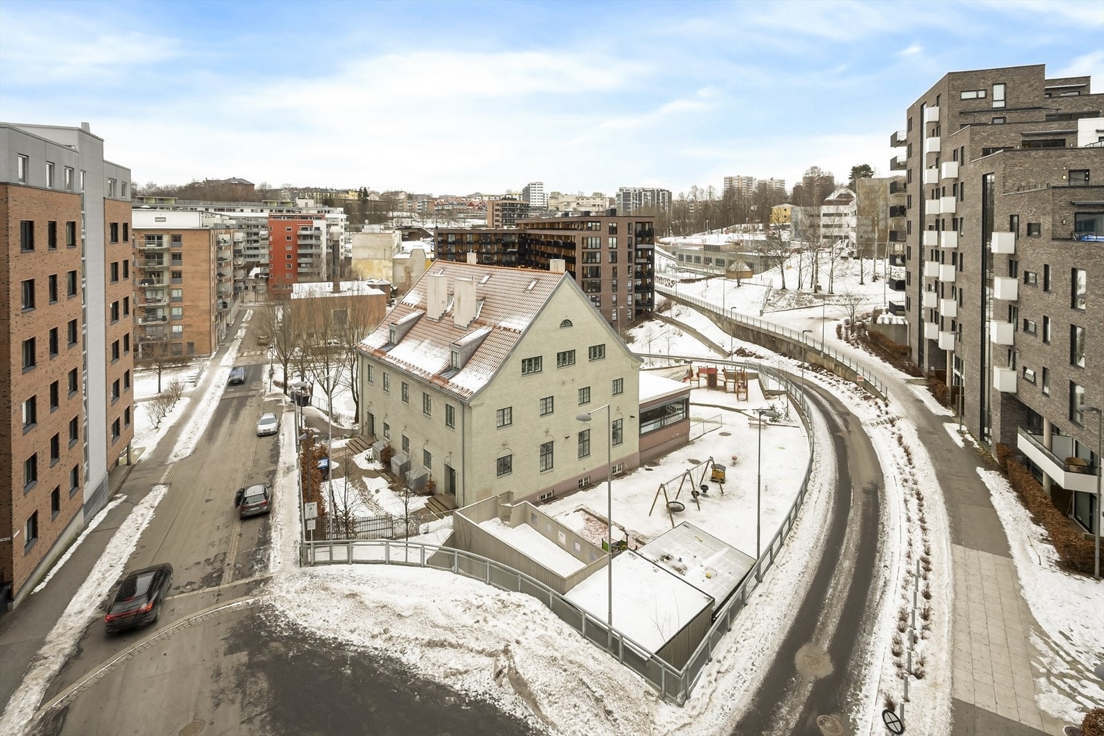 Åpent og fritt utsyn uten sjenerende innsyn. Galleribilde