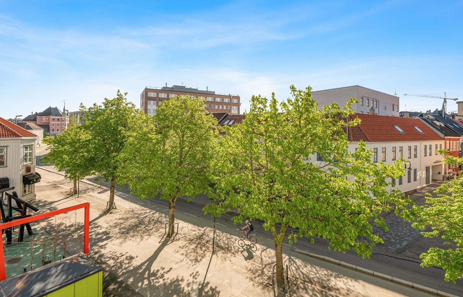 Utsiktsbilde fra sommeren. Galleribilde