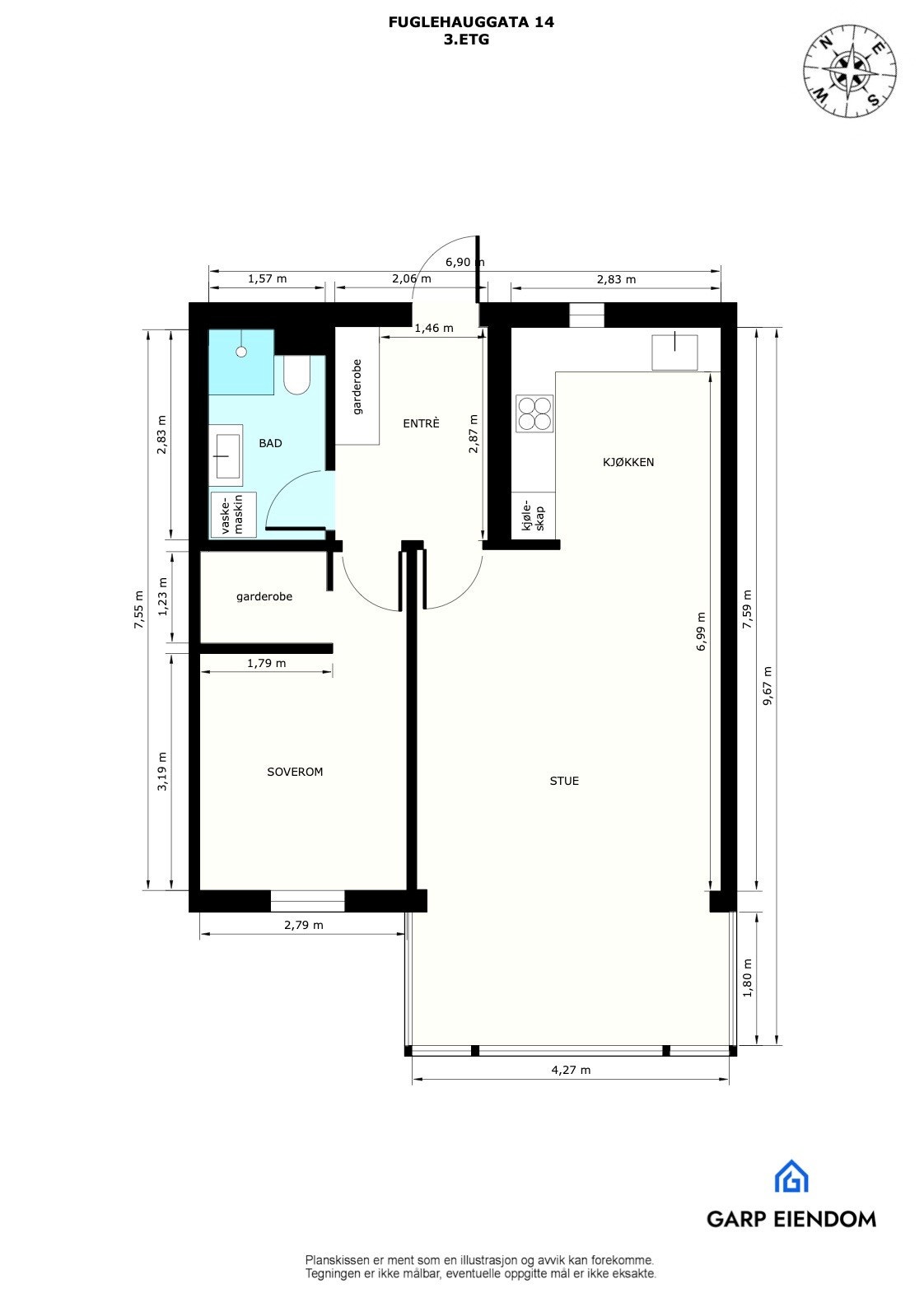 Plantegning Galleribilde