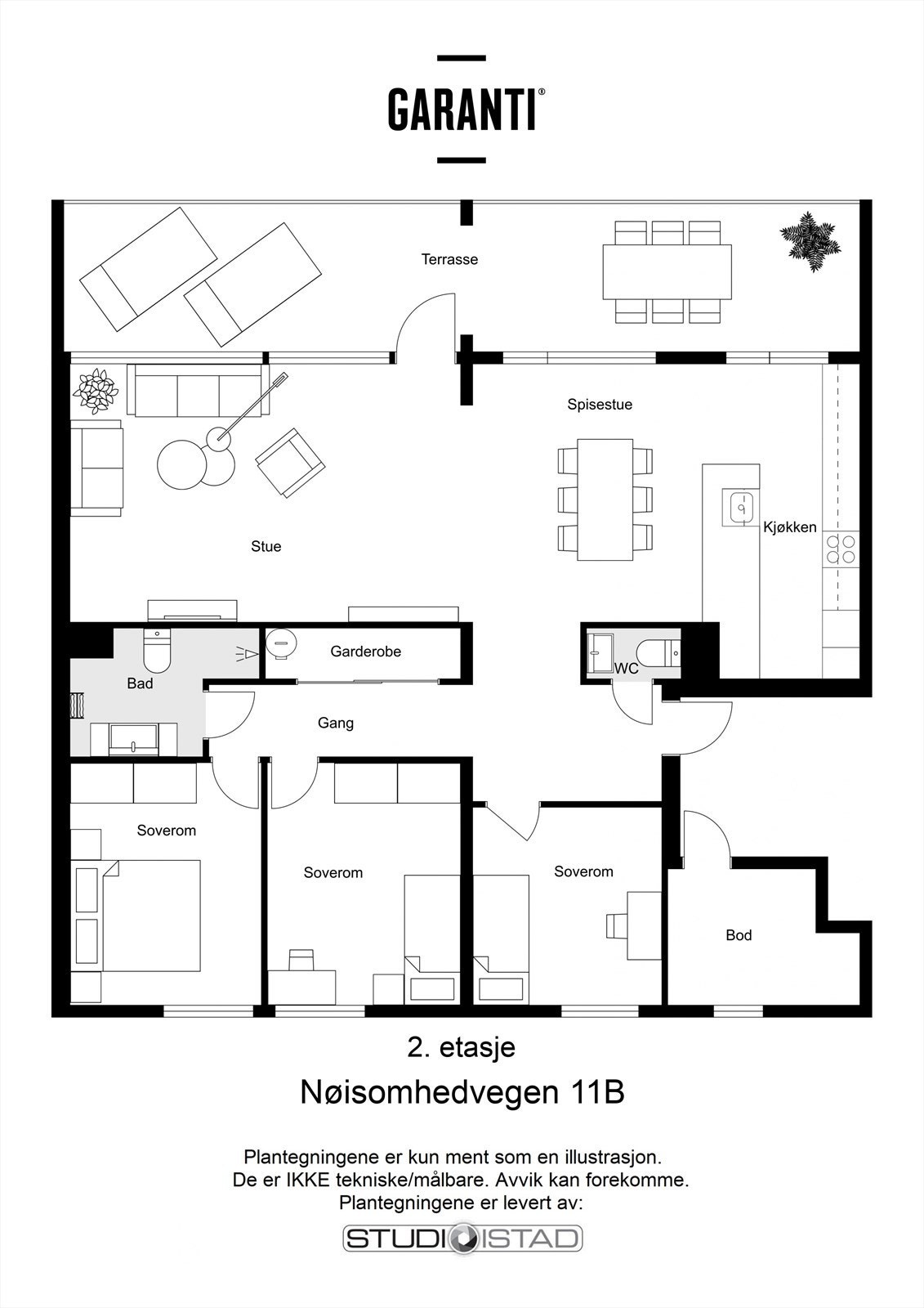 Plantegning Galleribilde