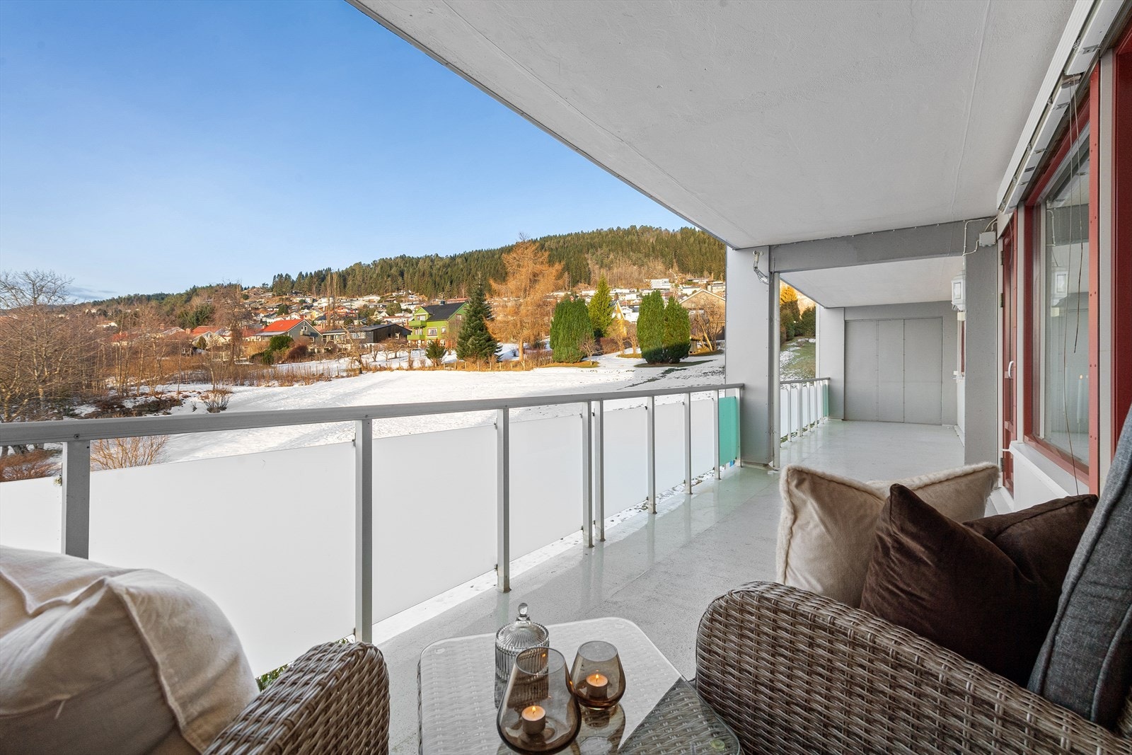 Utsikt fra veranda Galleribilde