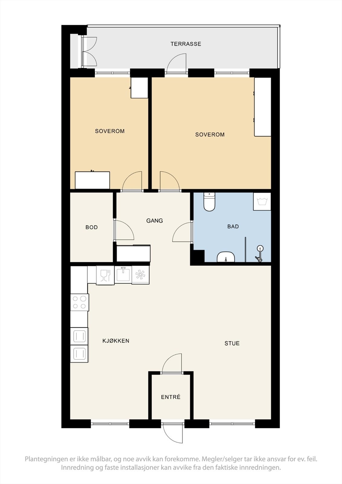 Plantegning Galleribilde