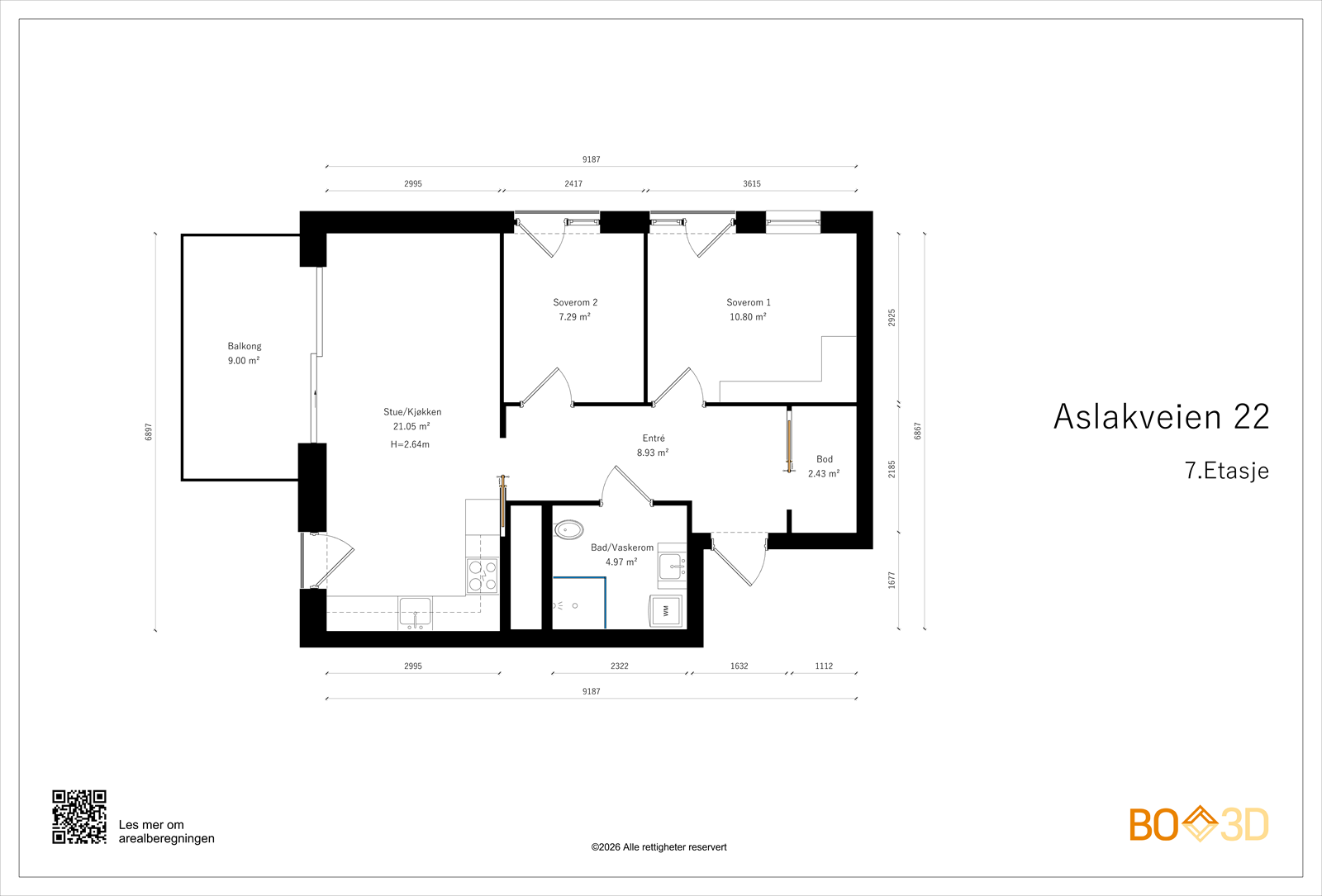 Plantegning Galleribilde