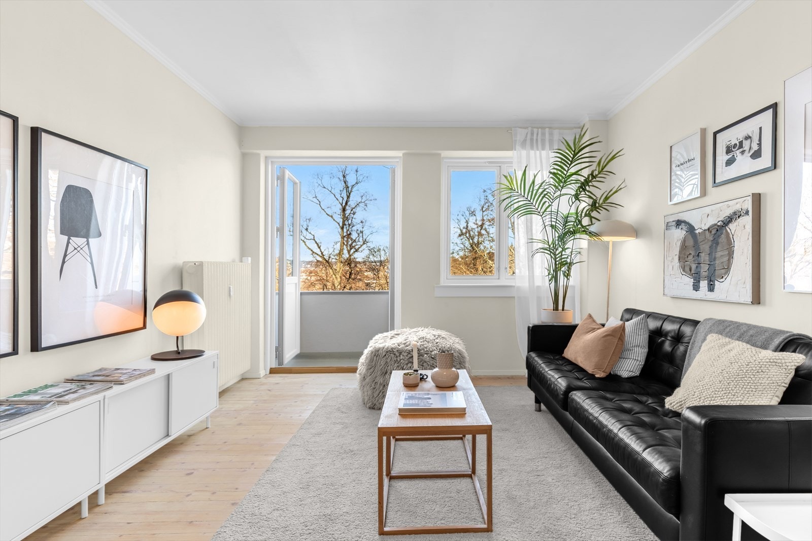 Vinduer i stuen ble byttet i 2023. Galleribilde