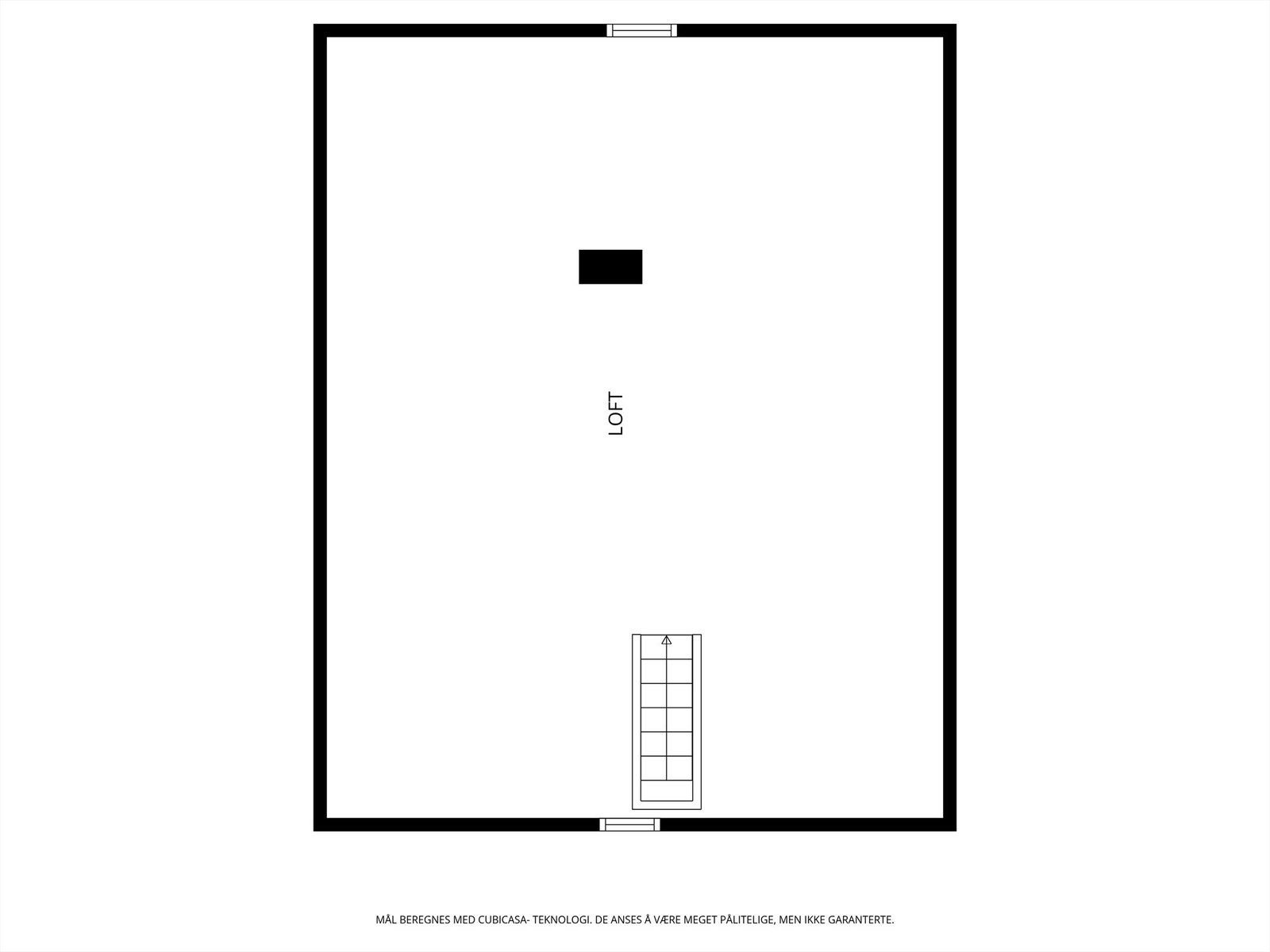 Veiledende skisse av loft. Galleribilde