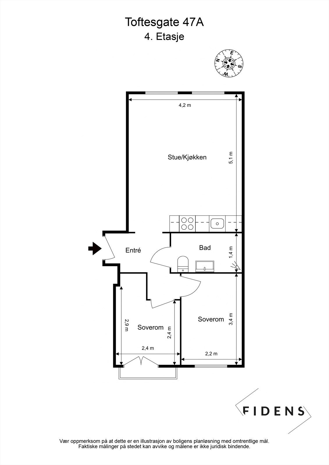 Plantegning Galleribilde
