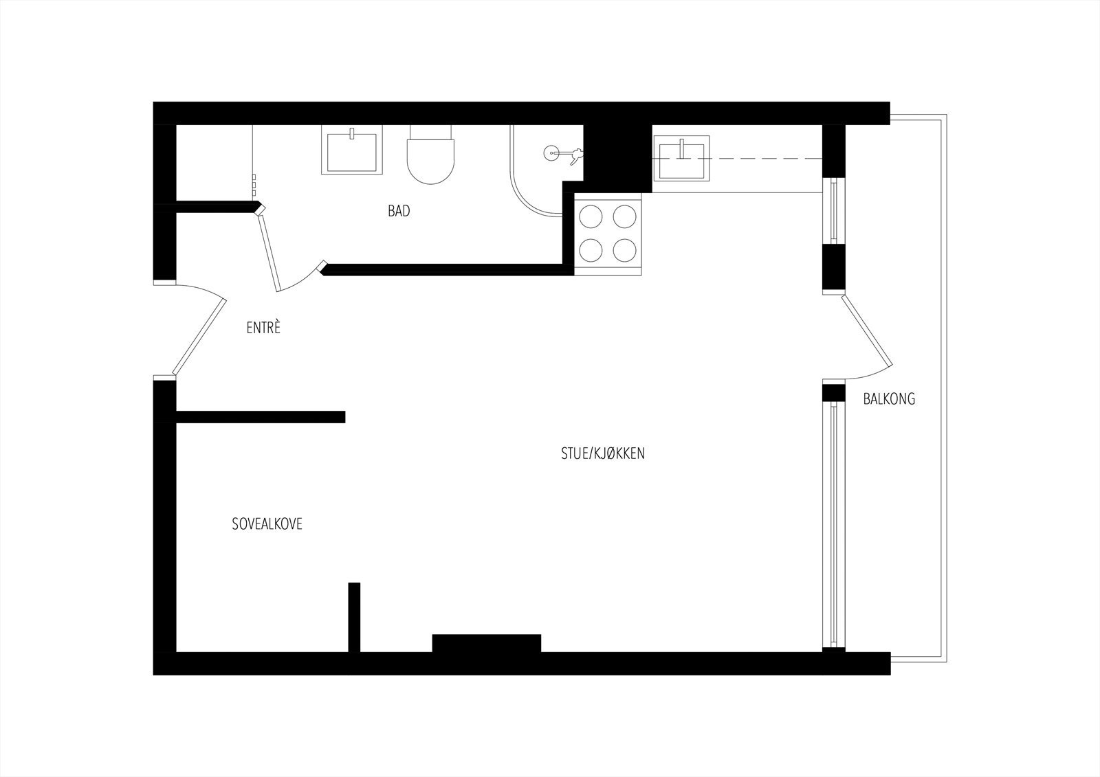 Plantegning 4. Etasje Galleribilde