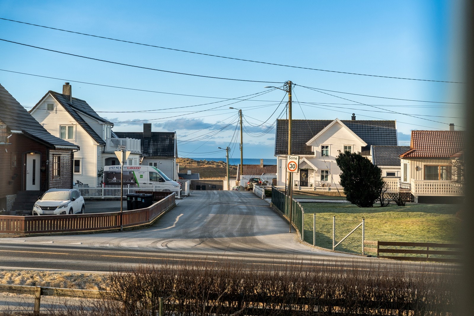 Gangavstand til Åkrasand. Galleribilde