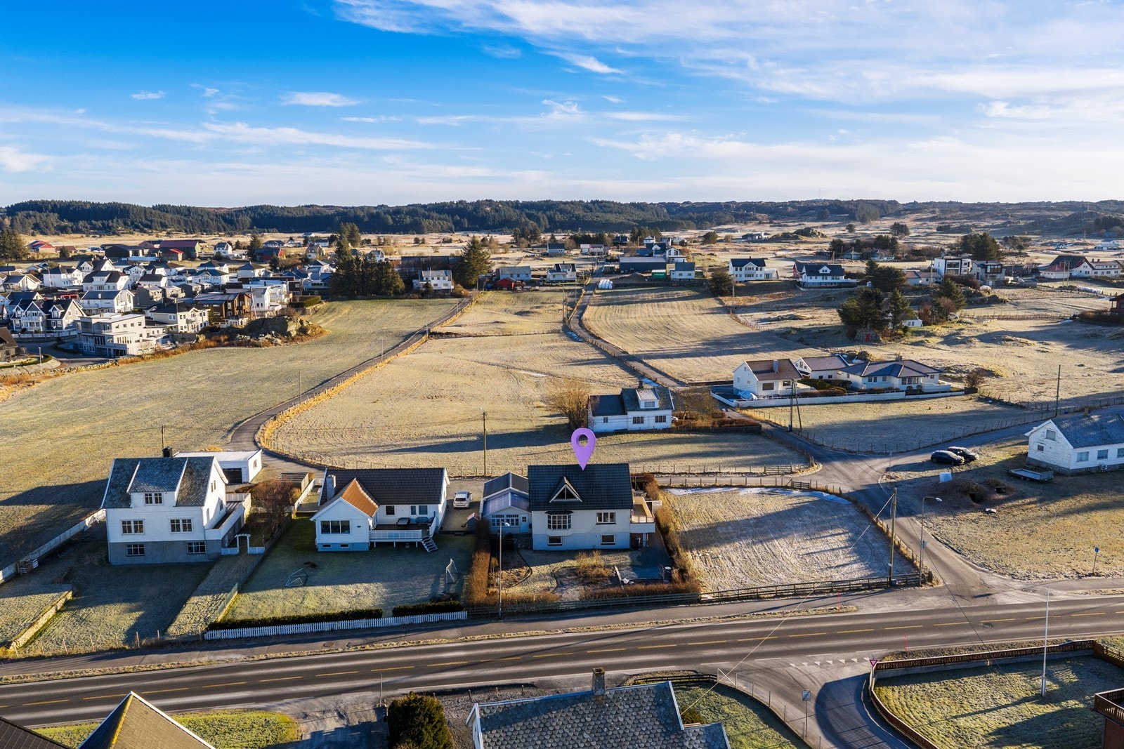 Kort avstand til flotte turområder i marka. Galleribilde