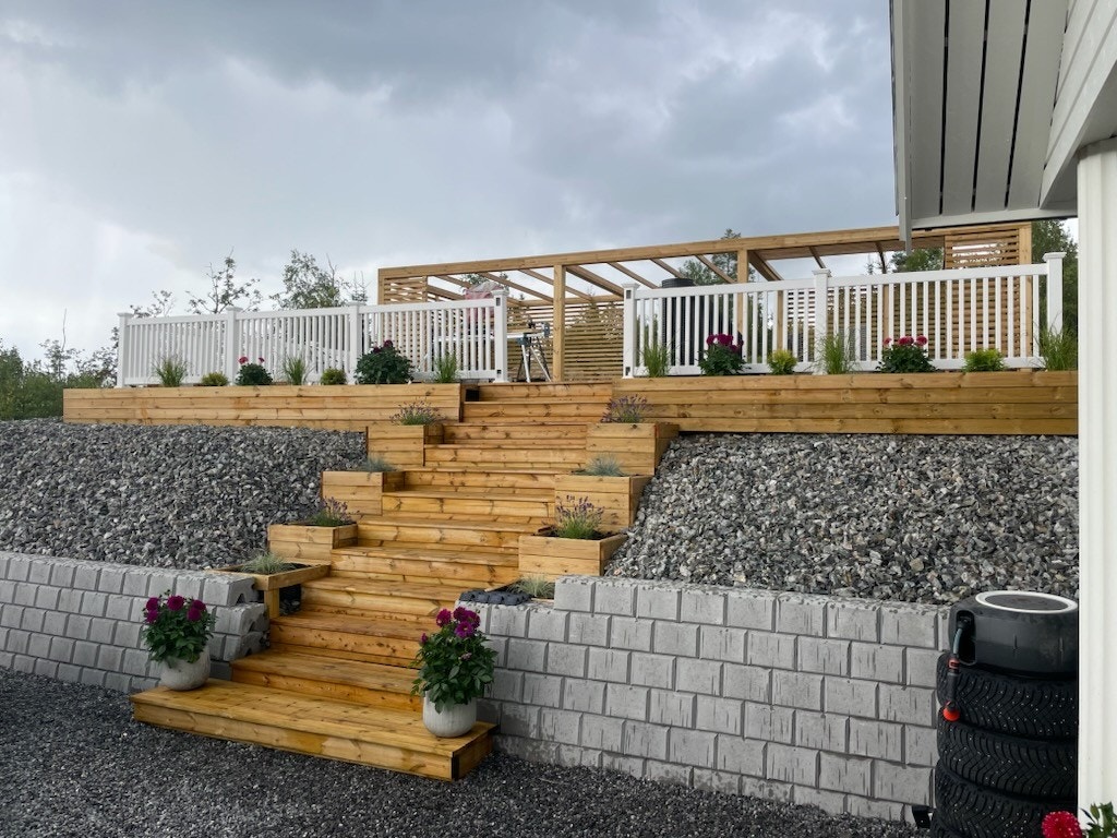 Flott uteplass Galleribilde