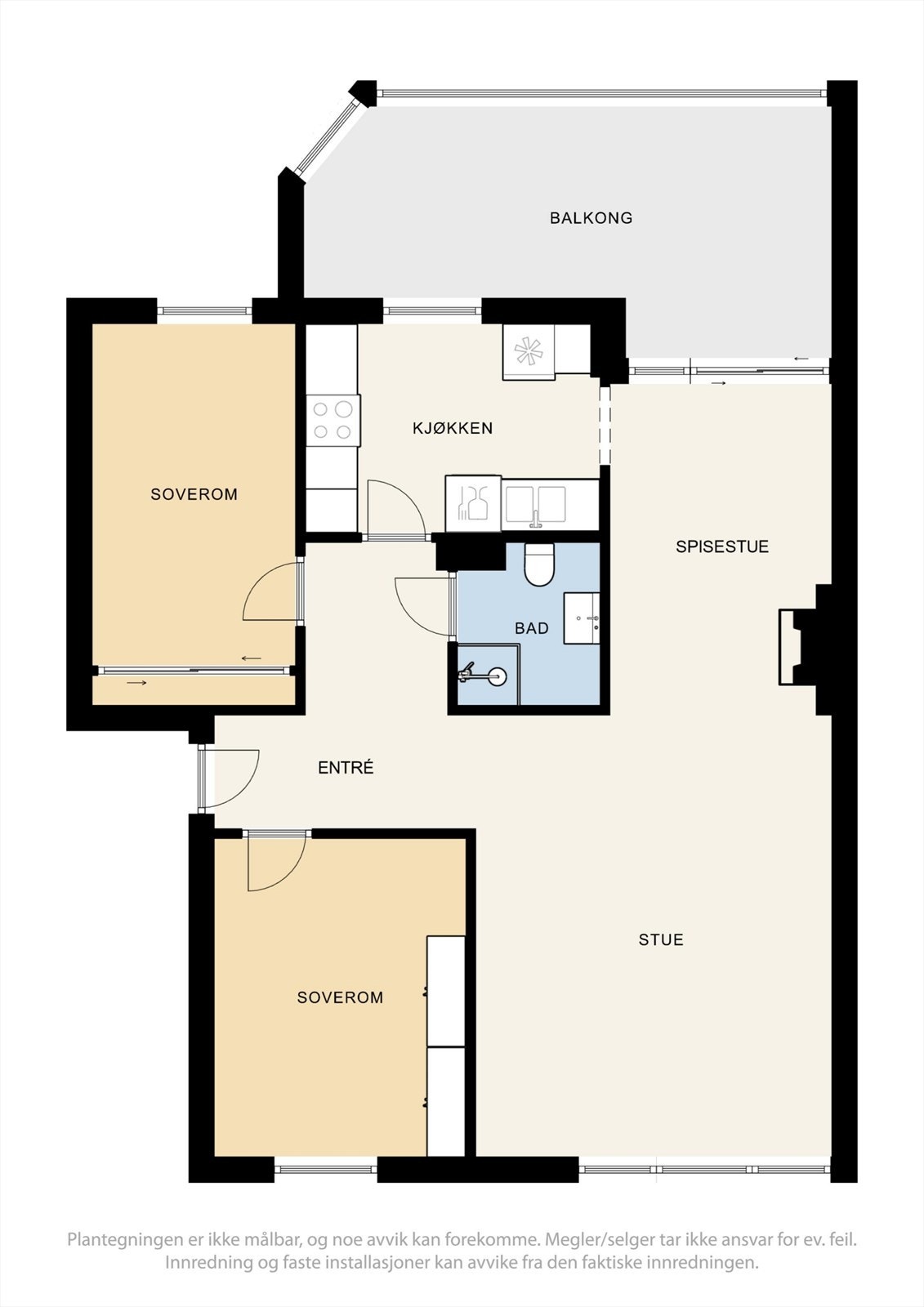 Plantegning Galleribilde