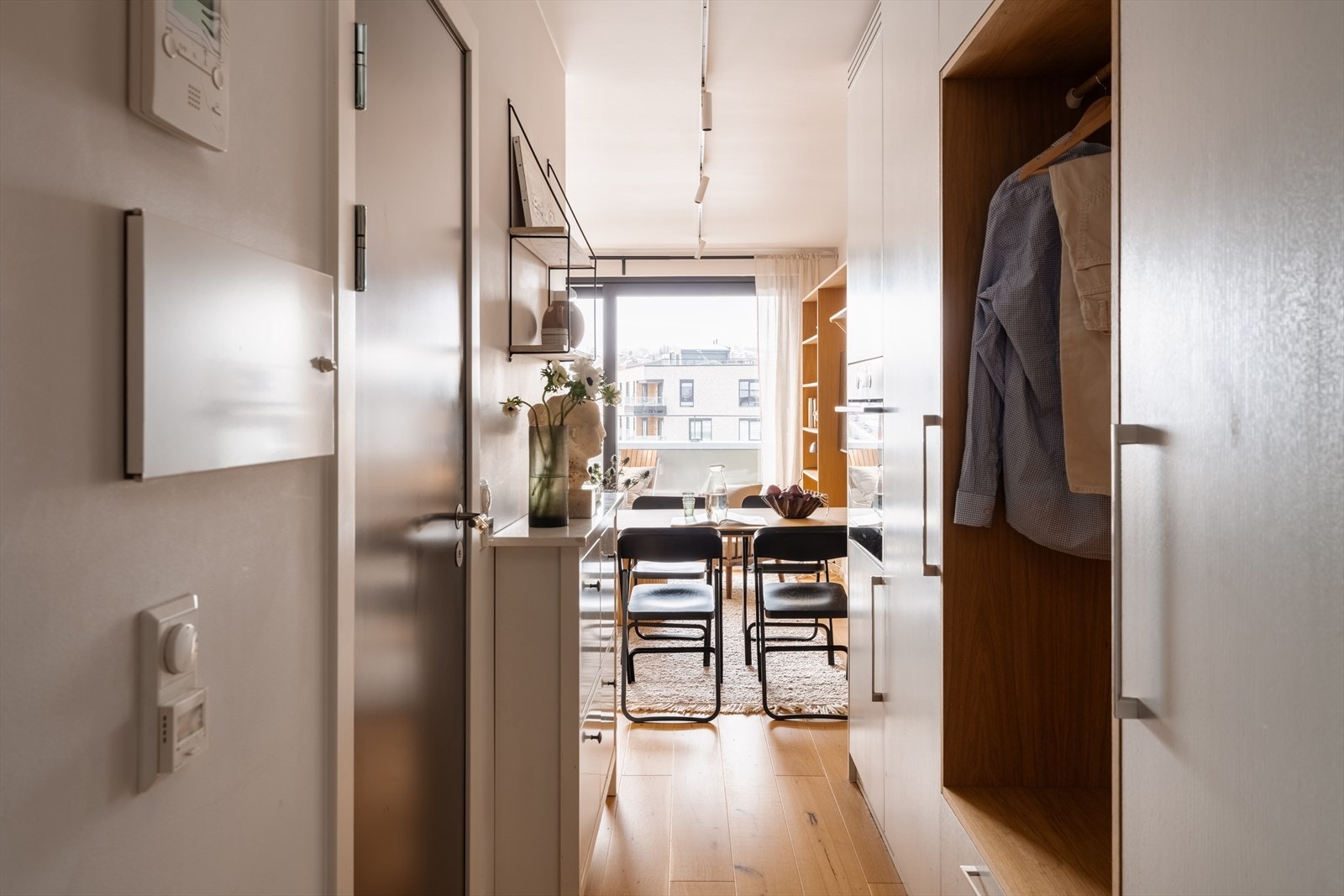 Praktiske innebygde garderobeløsninger. Galleribilde