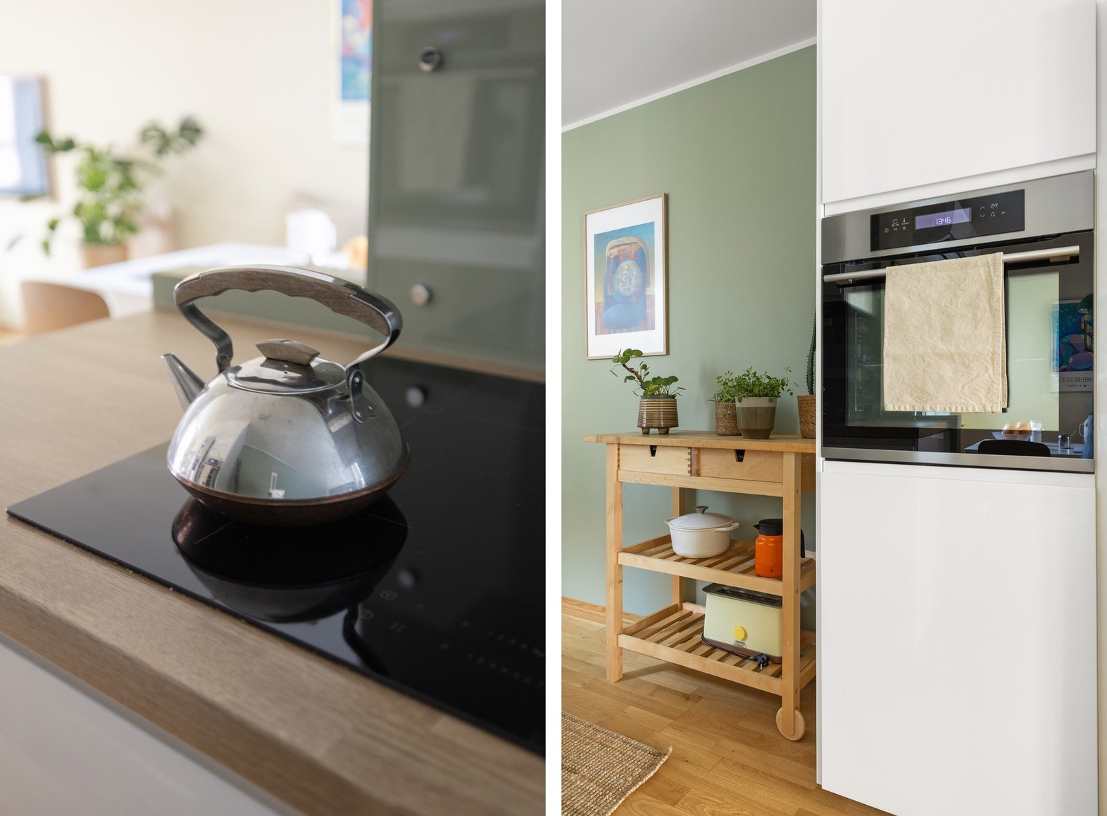 Hvitevarene på kjøkkenet medfølger salget. Galleribilde