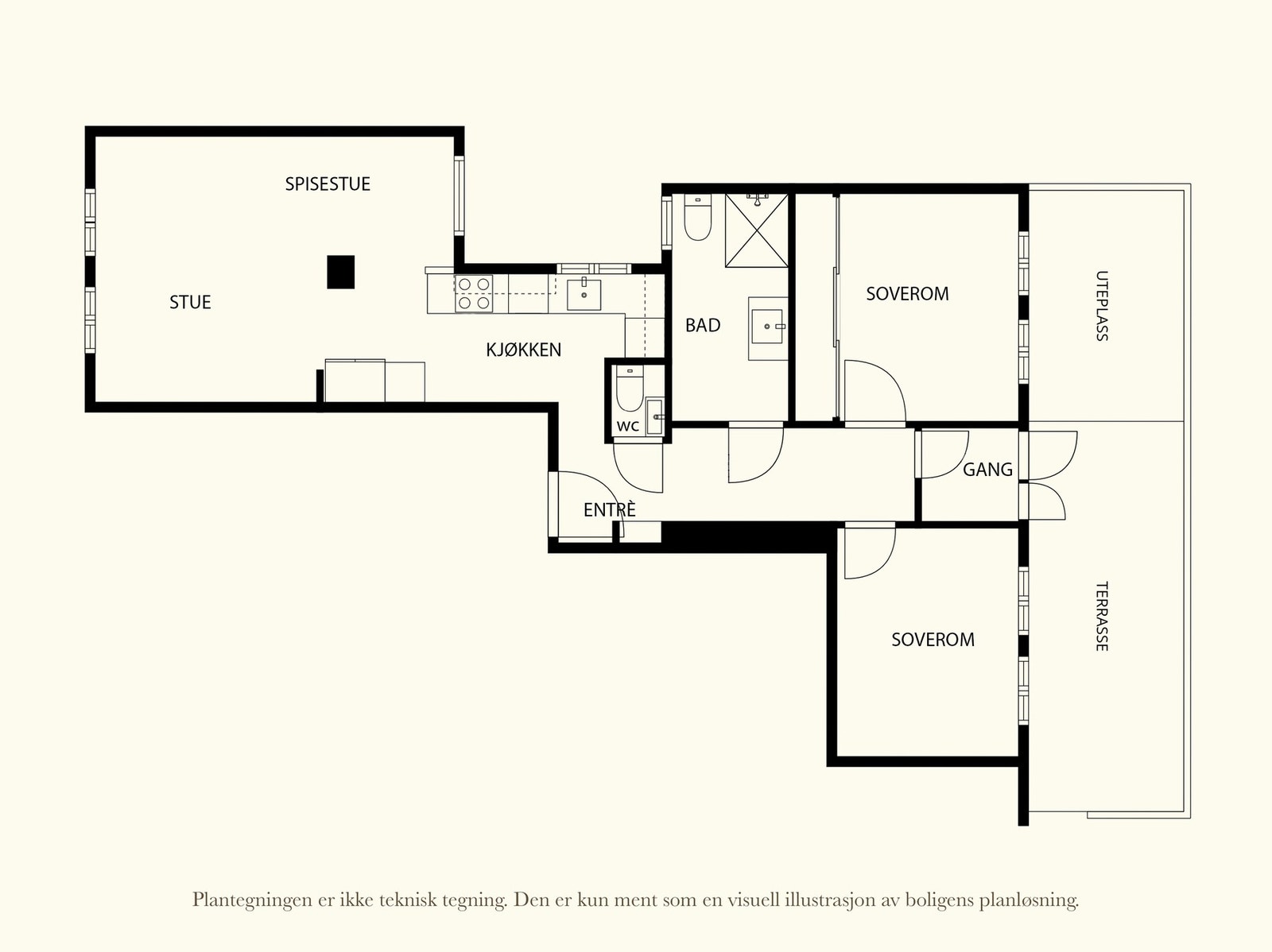 Plantegning. Galleribilde