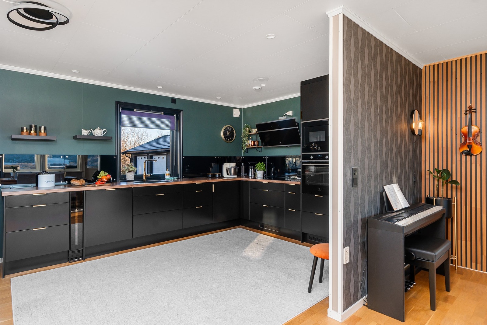 Spotter i tak. Alt av hvitevarer medfølger. Galleribilde