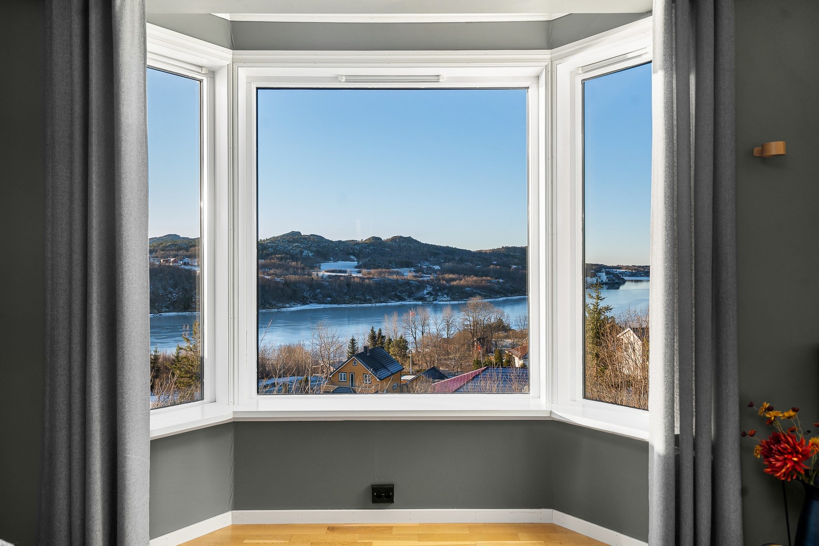 OGså herfra kan man site å nye utsikten. Galleribilde