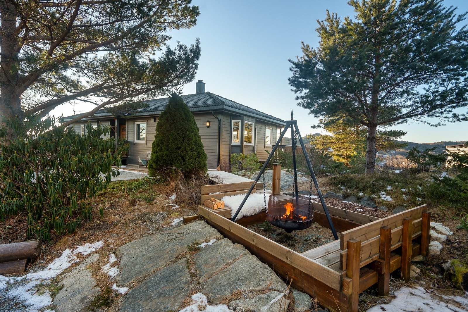 Egen koselig bålpanneplass Galleribilde