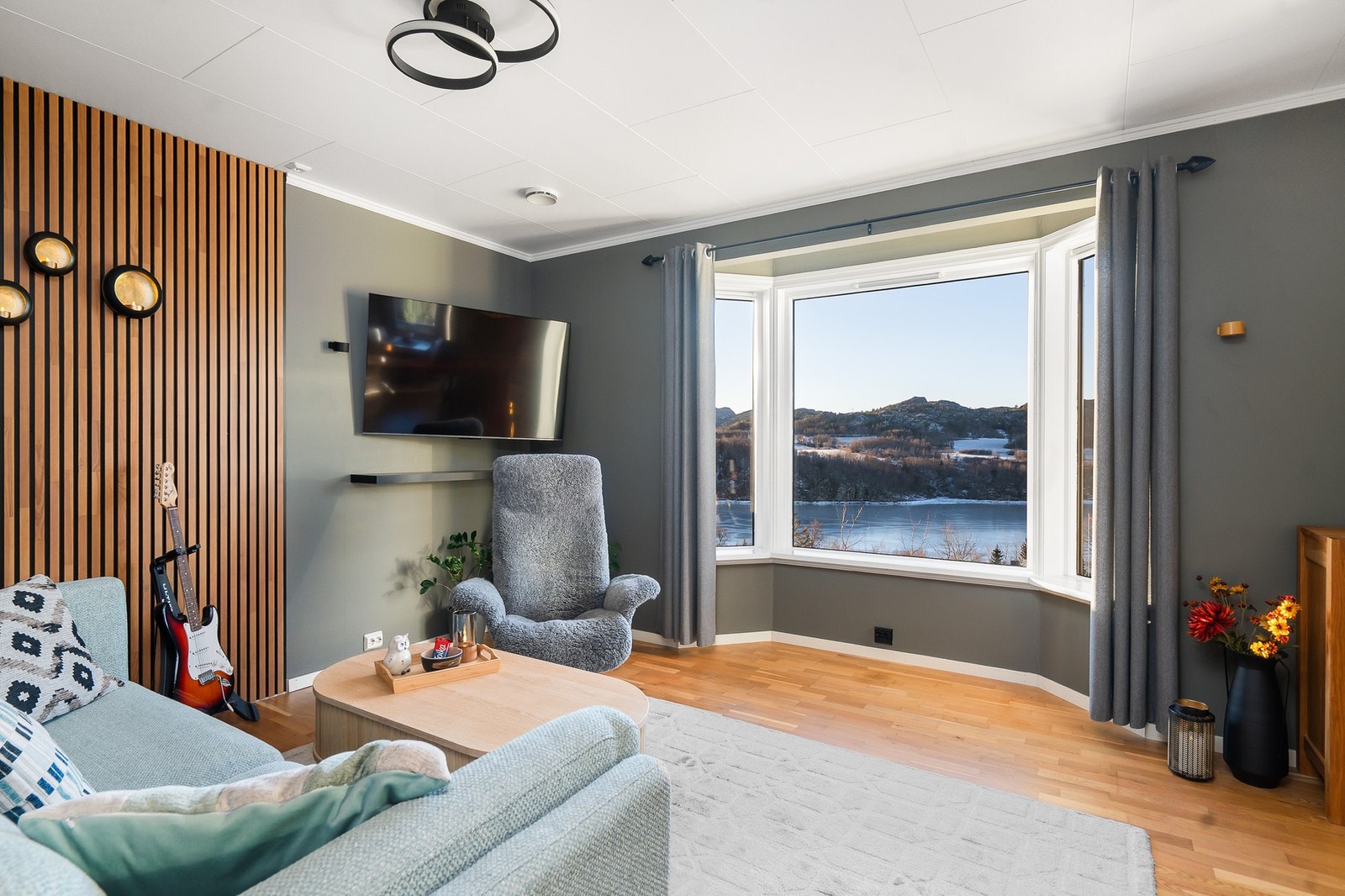 Koselig tv-krok. Galleribilde