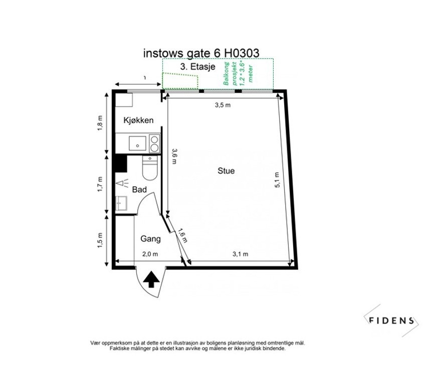 Plantegning for enkel orientering Galleribilde