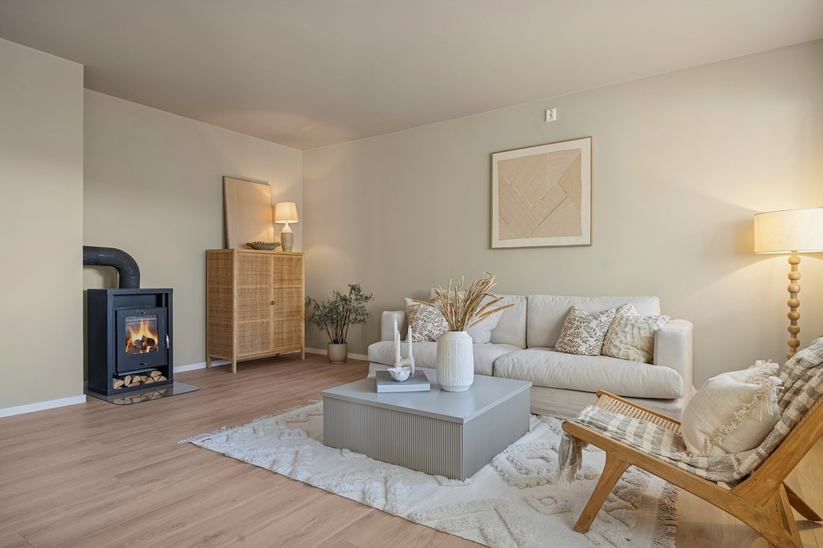 Lys og pen stue på 21,5m². Galleribilde