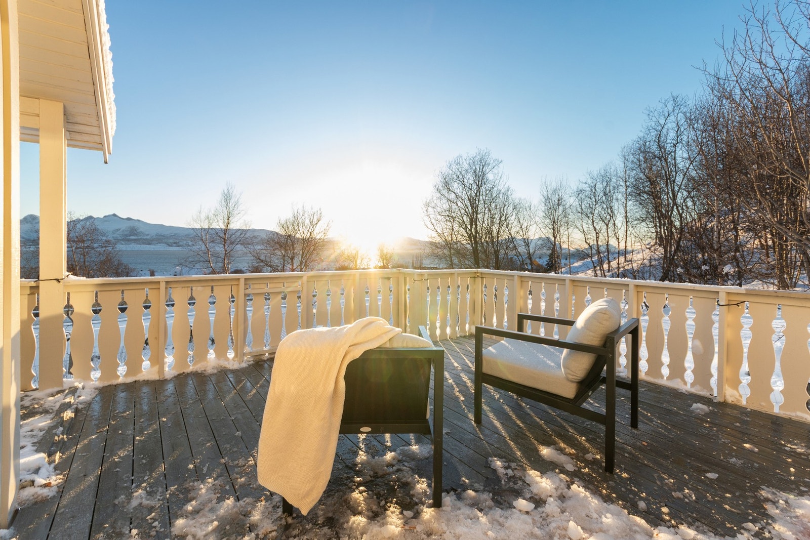 Her kan man nyte en lekker utsikt og gode solforhold. Galleribilde