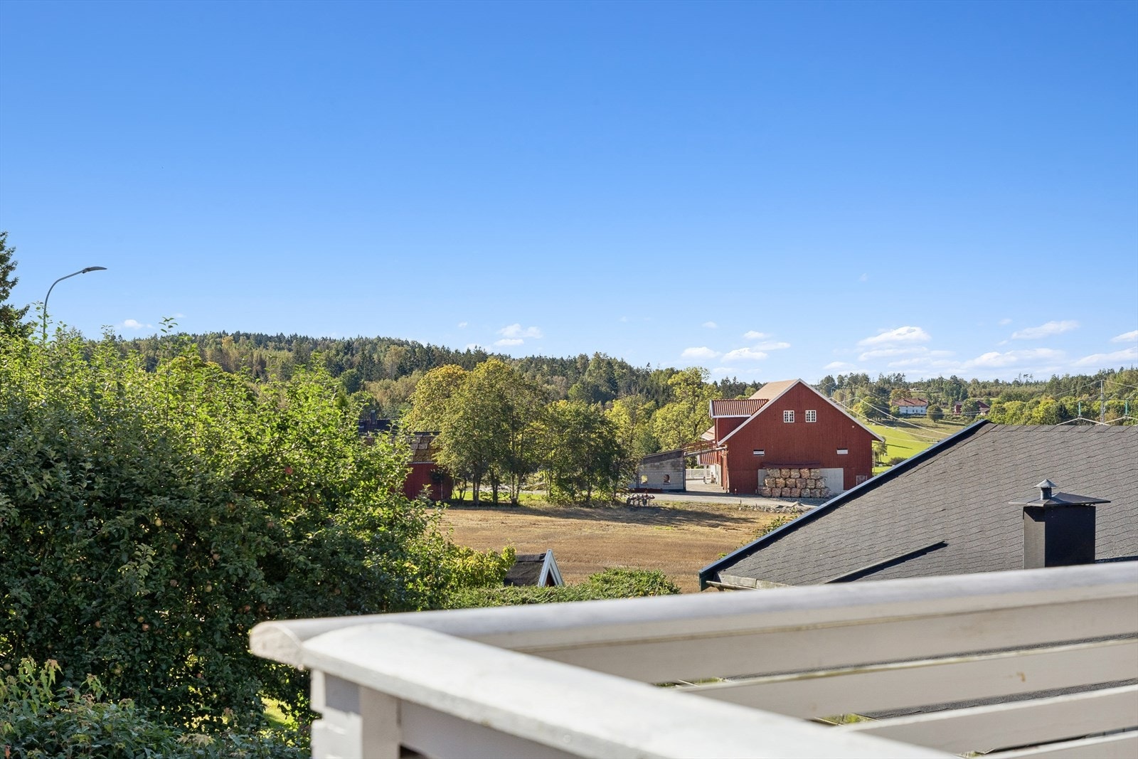 Fin utsikt fra balkongen kan også nytes. Galleribilde